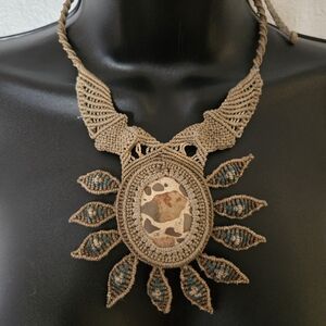 Unique Macrame Necklace